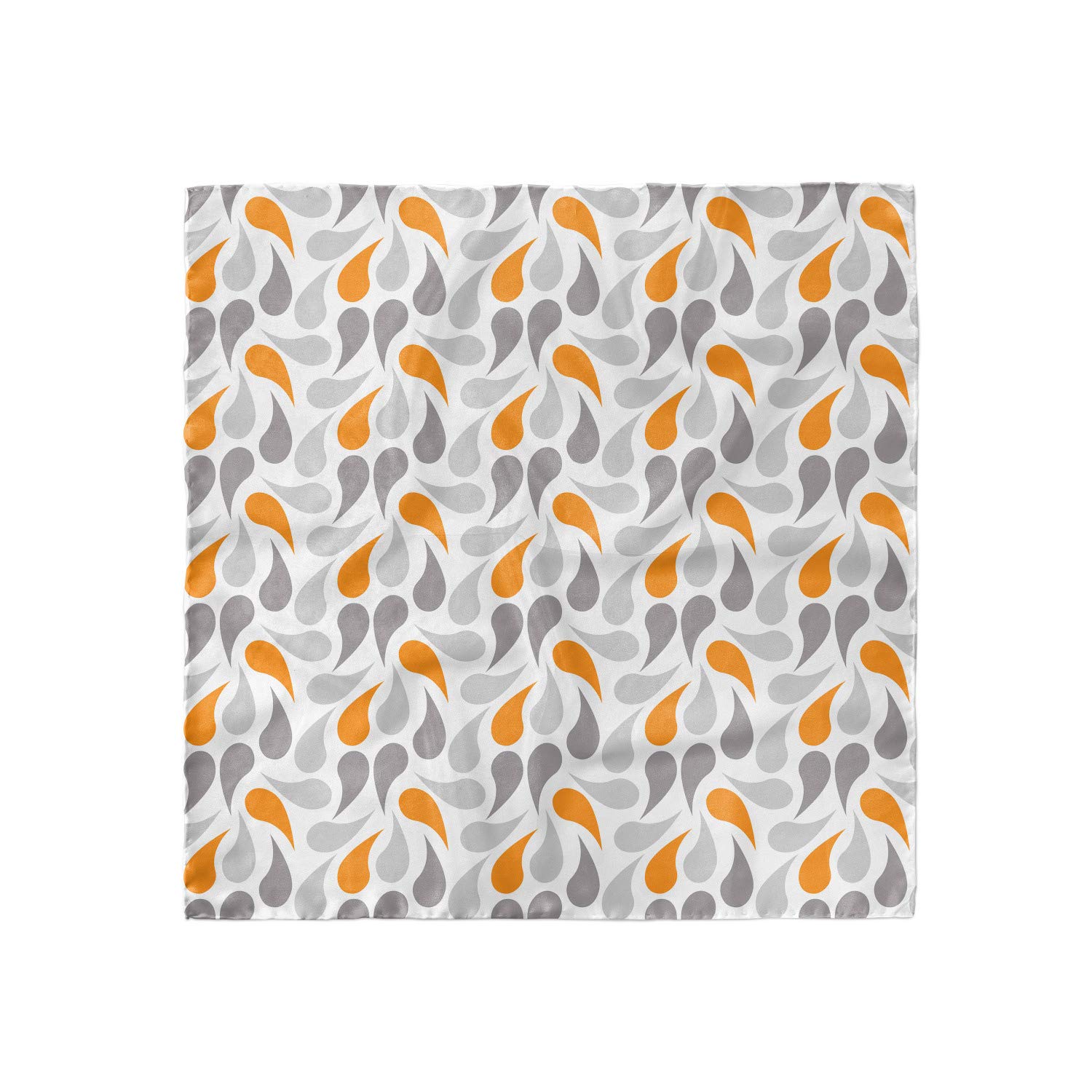 Ambesonne Geometric Head Scarf - Traditional Asian Style Hair Wrap & Bandana for Women - Perfect for Yoga, Beach, Fashion Accessories and Cultural Events