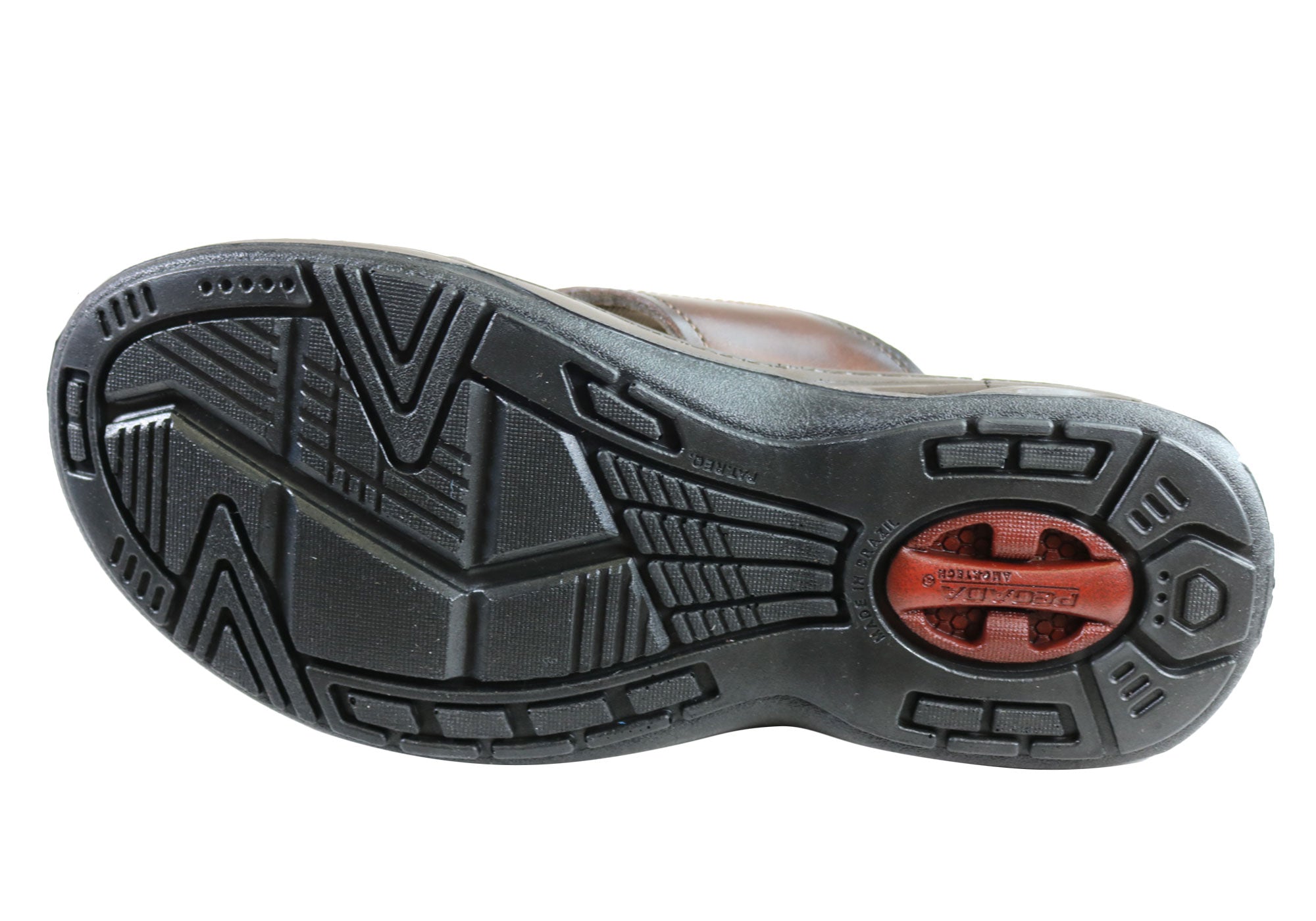 Jefferson Men's Leather Slide Sandals - Comfortable Brazilian-Made Casual Sandals for Beach, Pool & Summer Wear