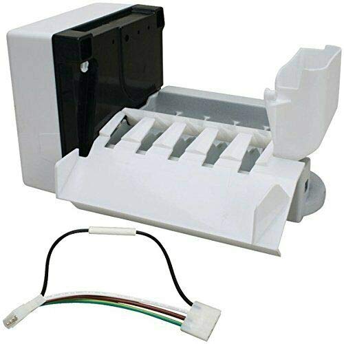 Whirlpool Refrigerator Ice Maker Replacement - Compatible with ED2LHAXML10, ED2LHAXMQ10, ED2LHAXMT10 Models | Perfect for Home Kitchen & Office Use