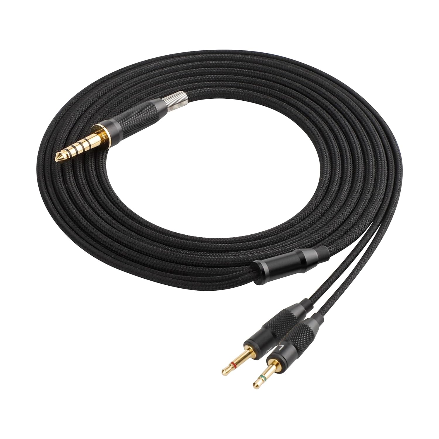 Sivga Replacement Dual 2.5mm to 4.4mm Balanced Headphone Cable - High-Quality Audio Upgrade for Audiophiles & Studio Use
