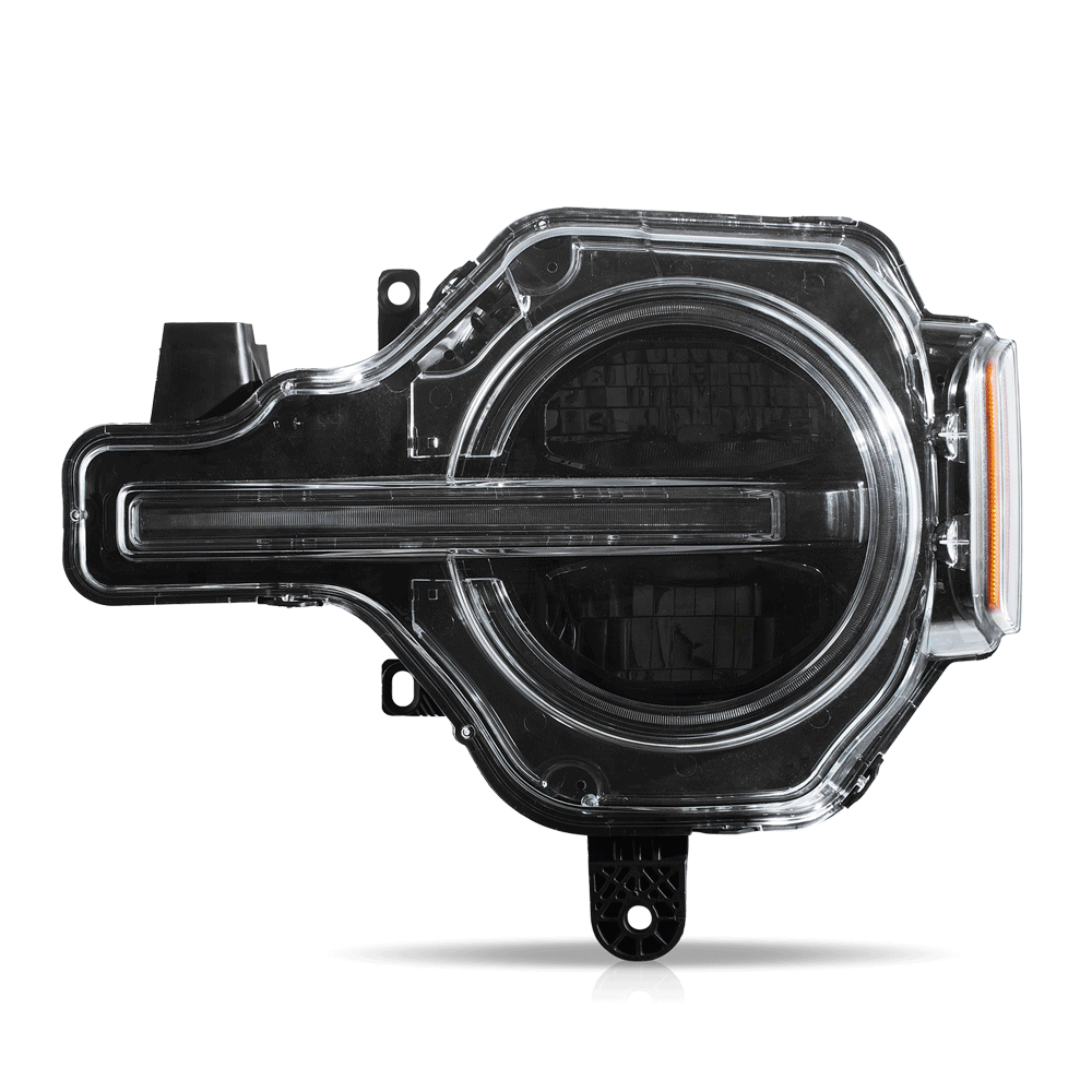 2020-2024 Ford Bronco LED Headlight Assembly with Projector - High Performance Replacement Headlights for Off-Road & Night Driving