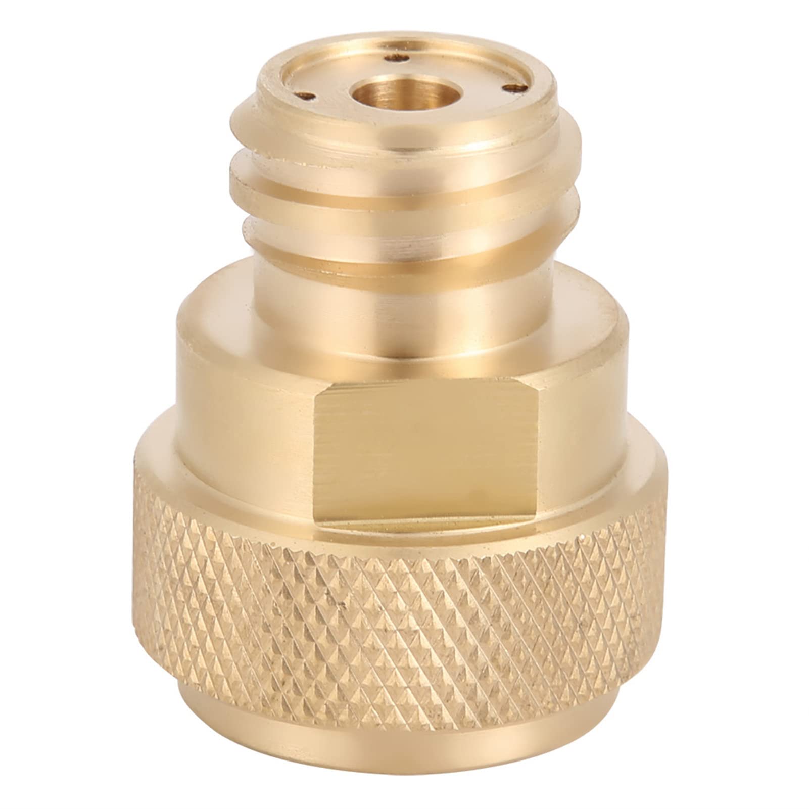 **Brass CO2 Cylinder Refill Adapter for Soda Makers - Replacement Conversion Kit for Home Carbonation Machines (Gold) | Perfect for DIY Sparkling Water & Soda Making**