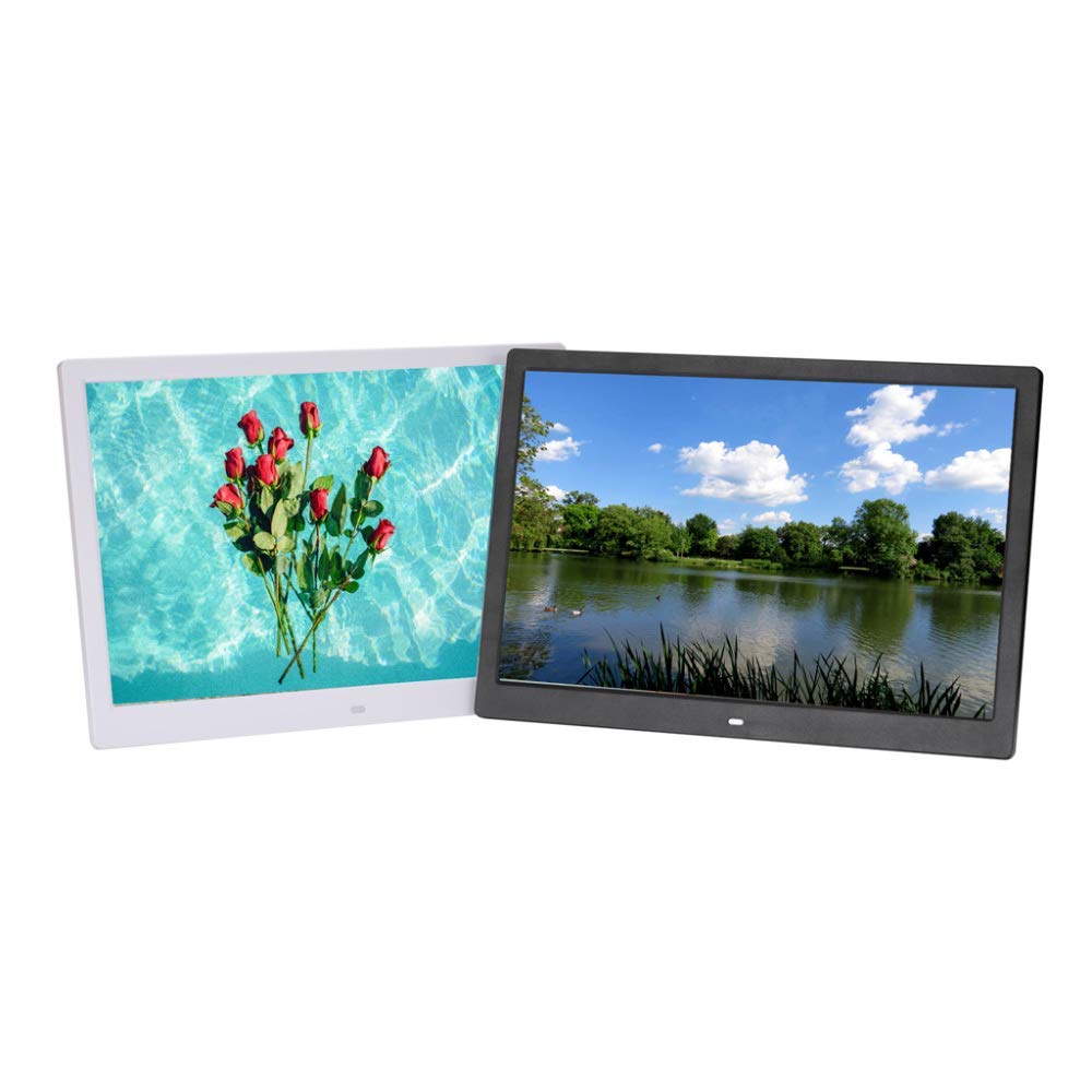 15.4 Inch Digital Picture Frame with 1280x800 HD IPS Screen - Auto On/Off Timer, Music & Video Player, Calendar & Alarm - Perfect for Home, Office & Gift Giving (NSTVVEE)