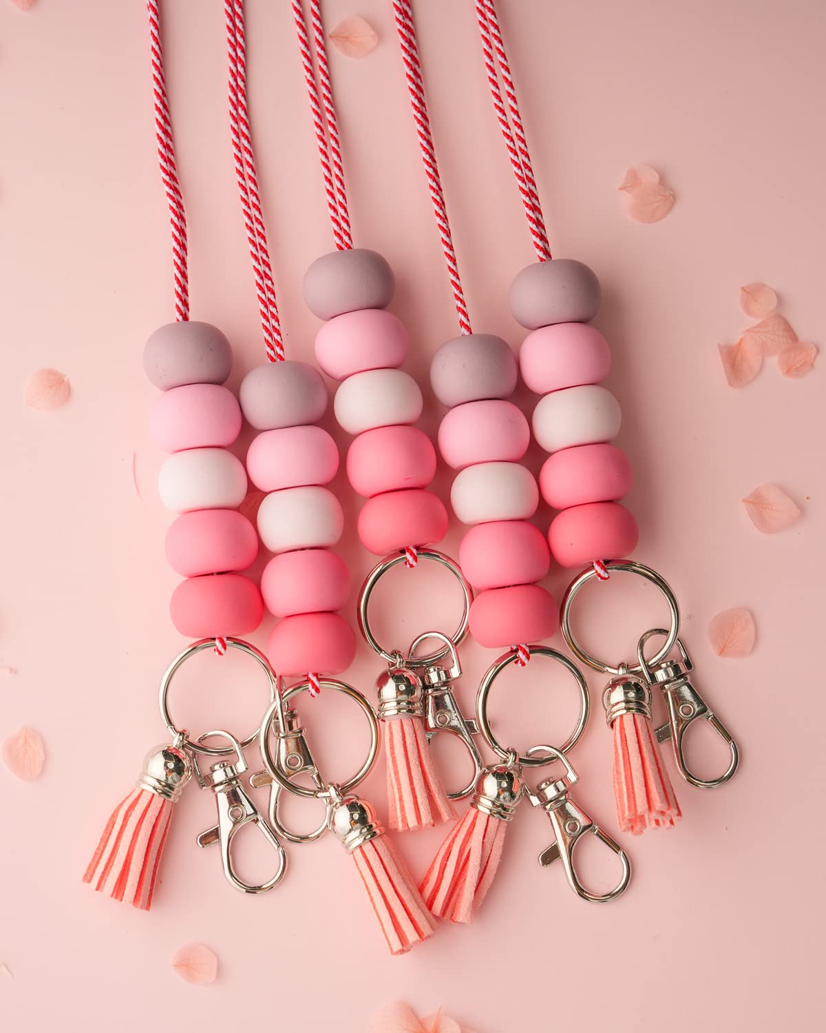 Teacher Lanyard for ID Badges & Keys - Beaded Breakaway Necklace Lanyard (1PC) - Perfect for School & Office Use
