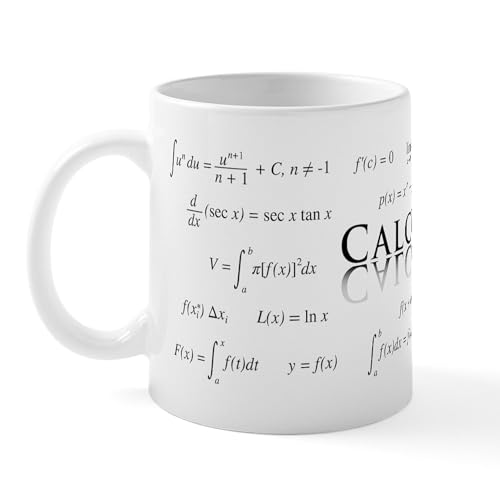 White - Calculus Equations Mugs