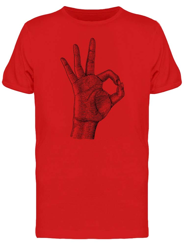 Men's Hand Gesture Graphic T-Shirt - Cool Casual Streetwear for Everyday Wear & Urban Fashion