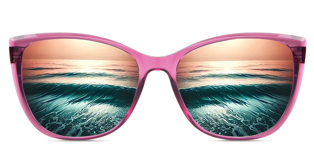 Freya Women's Prescription Sunglasses - UV Protection, Polarized Lenses, Lightweight & Stylish for Driving, Outdoor Activities & Everyday Wear