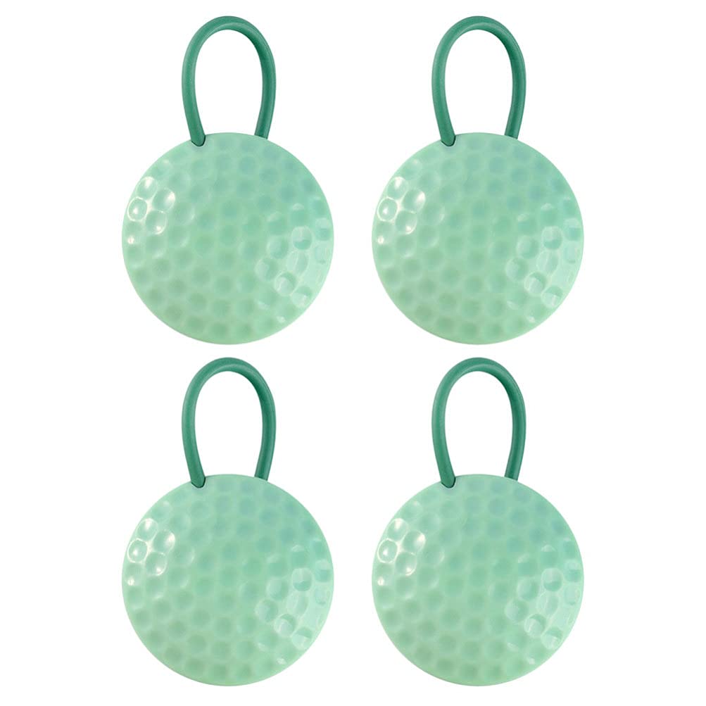 DOITOOL 4Pcs Magnetic Trash Bag Clips - Heavy Duty Garbage Bin Clamps for Kitchen, Office, Home - Secure & Anti-Slip Waste Basket Holder - Green Trash Can Accessories (Great for Organizing Recycling Bins & Outdoor Dumpsters)
