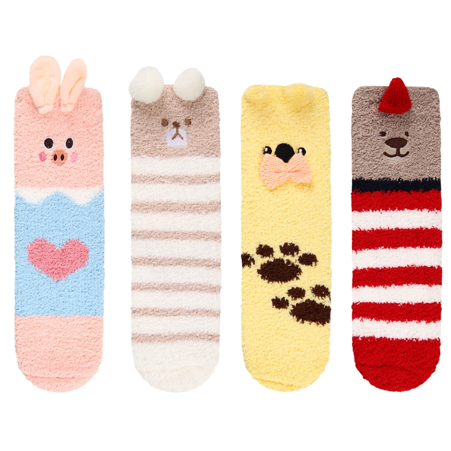Benefeet Fuzzy Socks for Women - Warm Winter Slipper Socks for Cozy Indoor Wear