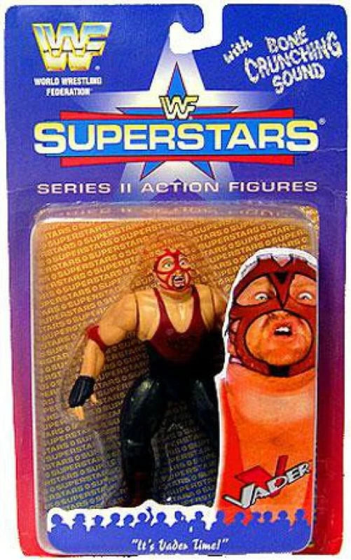 1996 WWF Jakks Pacific Superstars Series 2 Vader Action Figure - Vintage Wrestling Collectible for Display & Gifts - Perfect for WWE Fans and Nostalgic Collectors