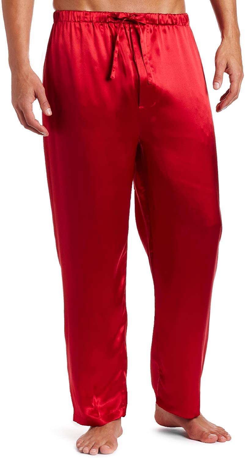 Premium Men's Silk Pajama Set - Classic Comfort Sleepwear for Relaxation & Lounging - Perfect for Home, Travel & Gift Giving