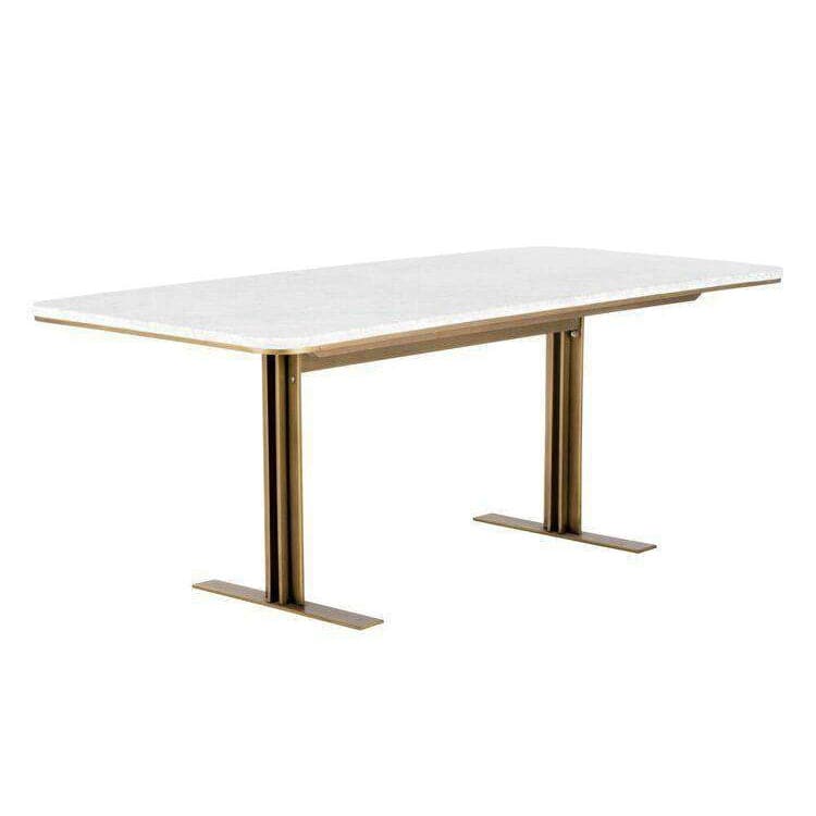 Ambrosia Solid Wood Dining Table - Modern Farmhouse Style for Kitchen & Dining Room - Perfect for Family Gatherings & Dinner Parties