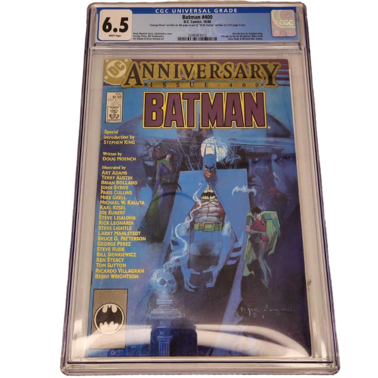 Batman #400 Anniversary Issue CGC 6.5 Graded Comic Book - Rare Collectible for DC Fans & Comic Book Display