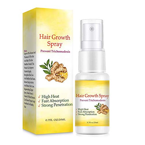 Baywell Hair Growth Spray - Fast Hair Growth & Thickening Treatment with Ginger Serum for Women & Men - Natural Hair Regrowth Solution for Thinning Hair - Perfect for Daily Use at Home or Salon