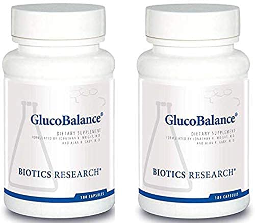 Glucobalance 180 Capsules - Natural Blood Sugar Support Supplement with Biotics - 2 Bottles (90-Day Supply) - Supports Healthy Glucose Levels for Active Lifestyle & Wellness Routine