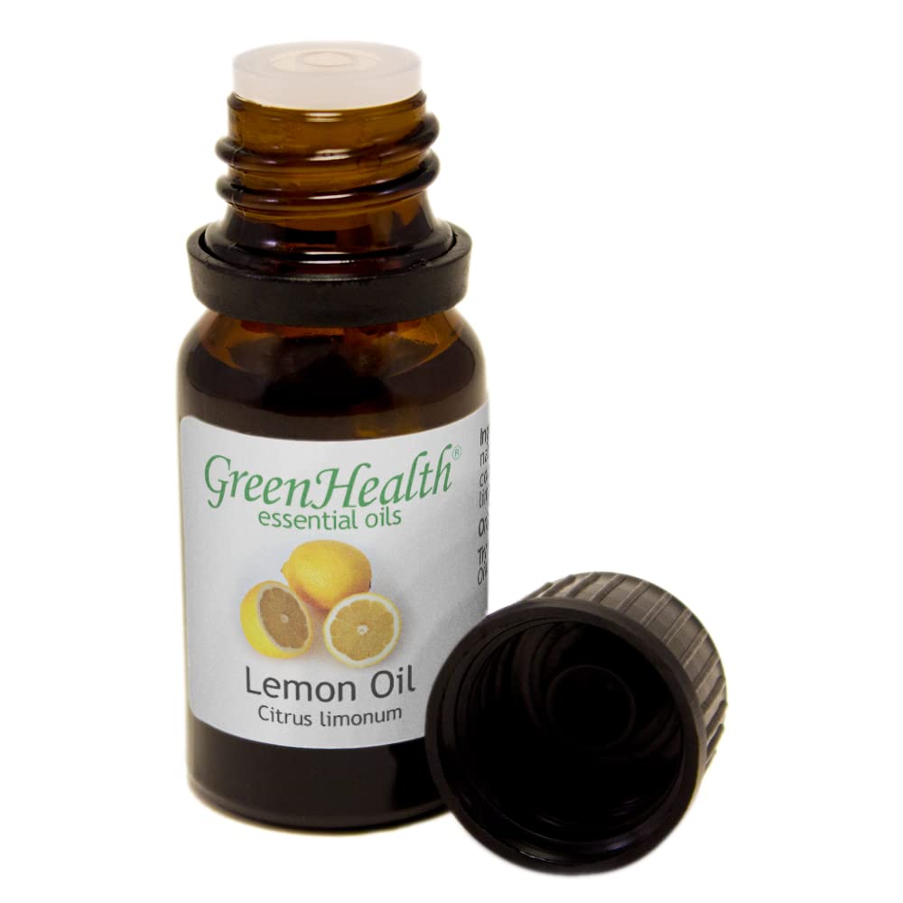 Greenals 100% Pure Lemon Essential Oil - 10ml (30 Oils Set) for Aromatherapy, Diffusers & DIY Skincare | Natural Relaxation & Stress Relief