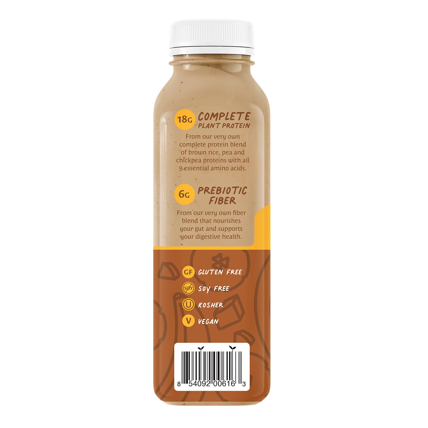 Koia Protein Shake - Dairy Free, Gluten Free, Vegan Ready-to-Drink Plant Protein Shake | Chocolate Banana Flavor | 12 Fl Oz | Non-GMO, Kosher Certified | Perfect for Post-Workout Recovery & Healthy On-the-Go Snacking