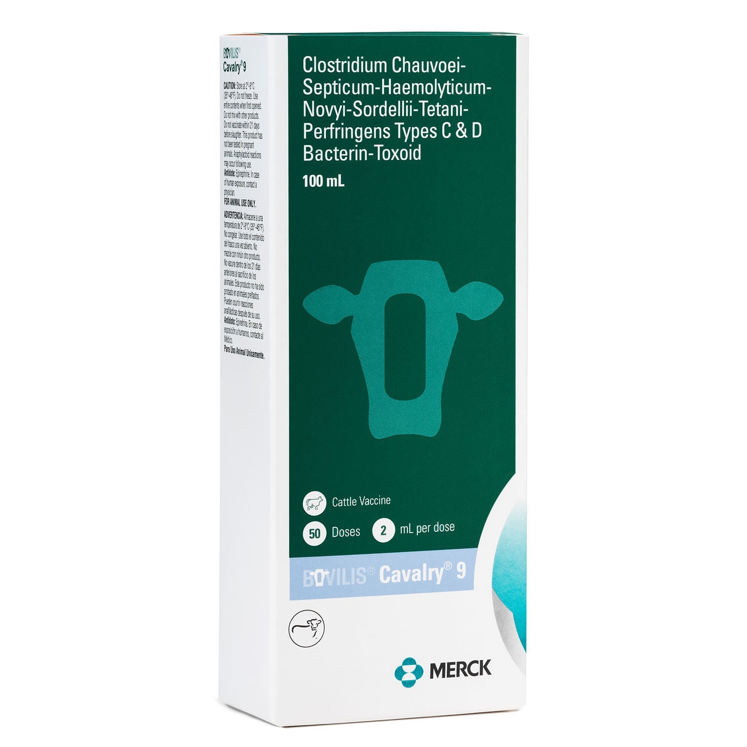 Bovilis Cavalry 9 Cattle Vaccine - USDA Approved Livestock Immunization for Healthy Herds | Ideal for Dairy Farms, Beef Cattle, and Veterinary Use