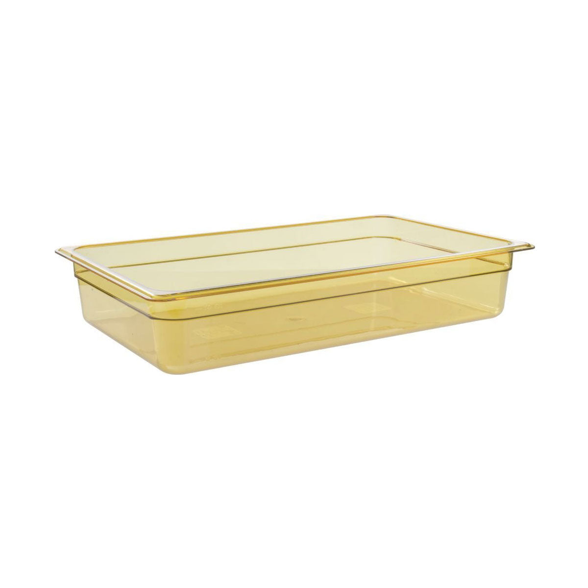 Cambro 14HP150 H Pan Full Size High Heat Food Pan, Amber, 4 Deep - Commercial Kitchen Food Storage & Serving for Restaurants, Catering & Buffets