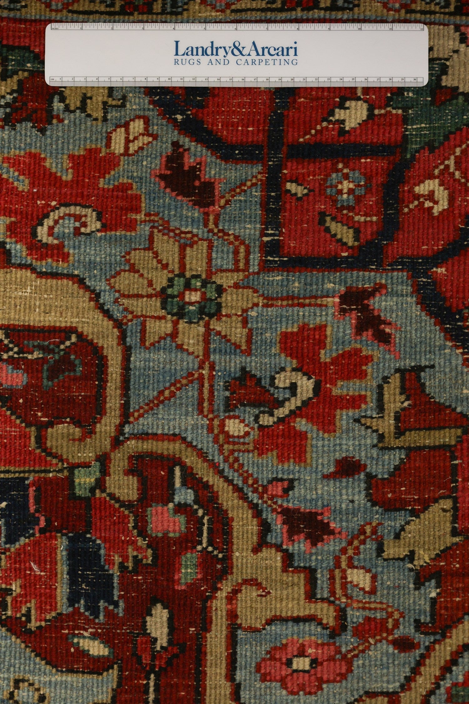 Antique Heriz Handwoven Tribal Rug J76450 - Authentic Persian Carpet for Living Room, Bedroom & Home Decor
