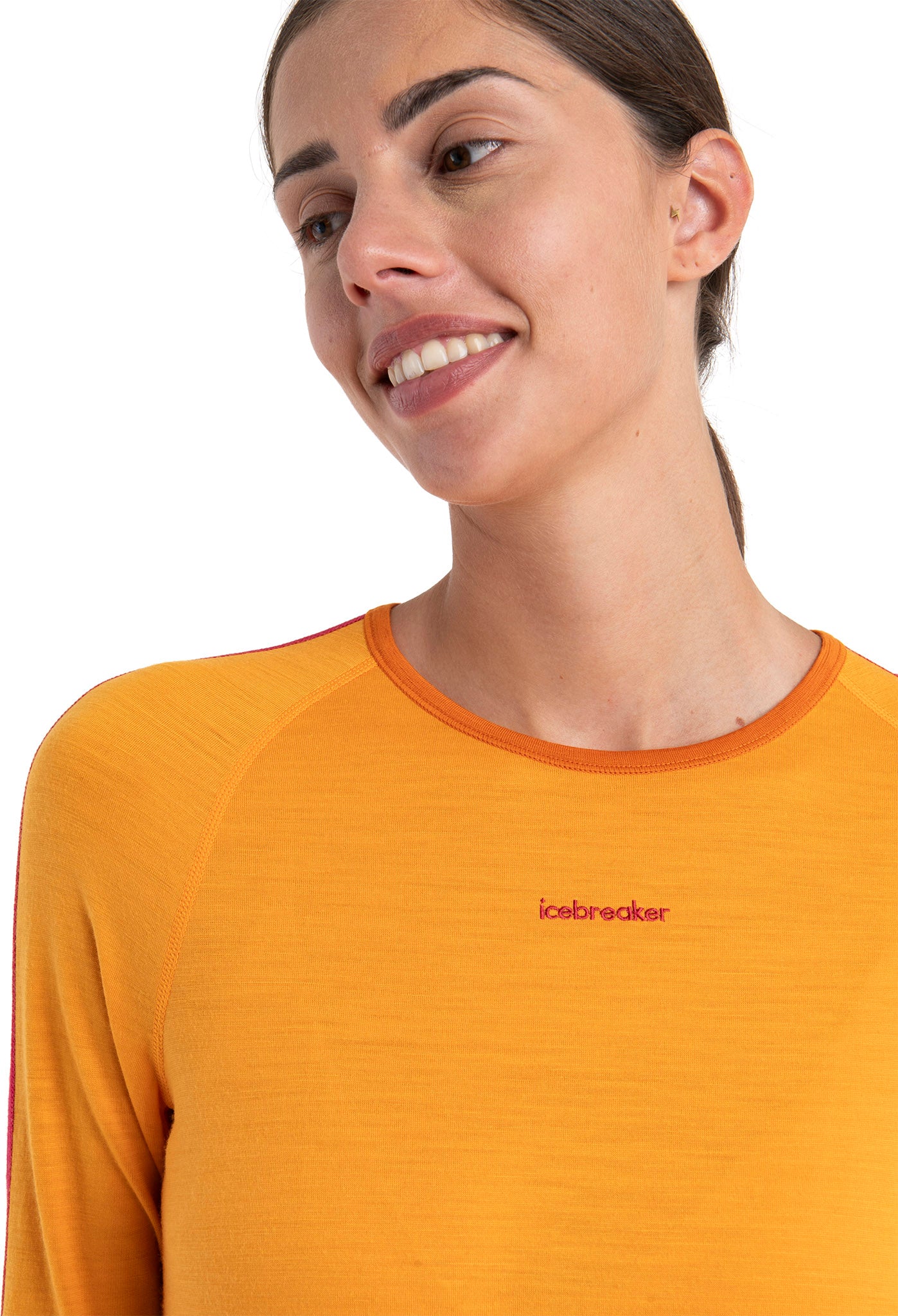 200 Sonebula Merino Wool Long Sleeve Crew Neck Base Layer Top for Women - Warm Thermal Underwear for Hiking, Skiing & Winter Outdoor Activities