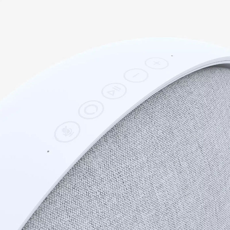 Defunc Small White WiFi Multi-Room Speaker with Alexa Built-In - Perfect for Home, Office, and Outdoor Entertainment