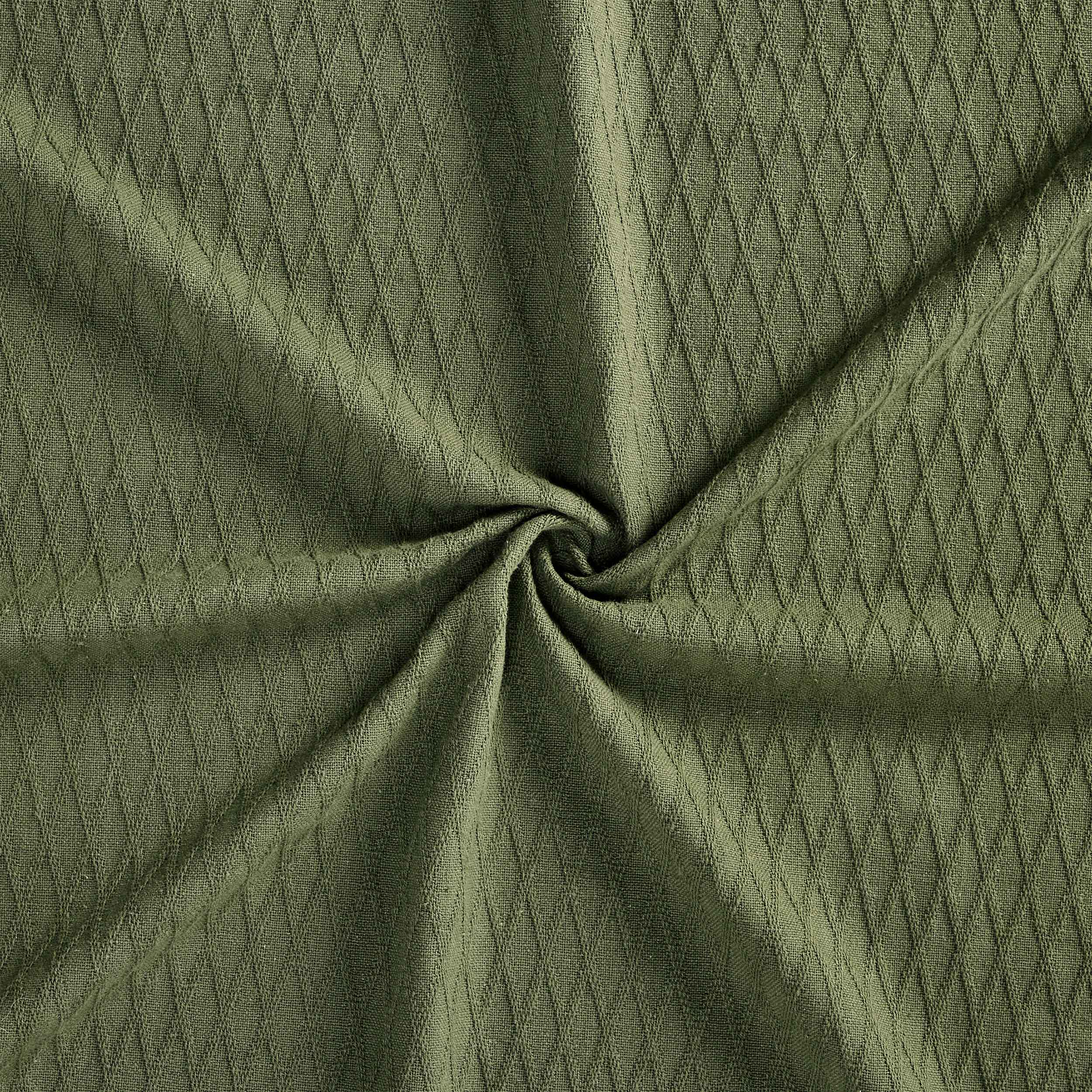 Premium Cotton All-Season Diamond Pattern Bed Blanket & Sofa Throw - Soft Cozy Blanket for Bedroom, Living Room, Travel and Gift Giving
