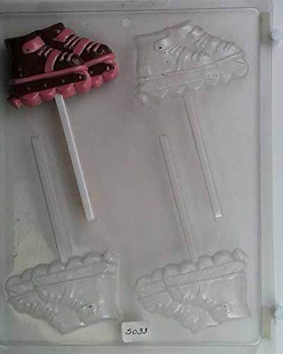 Premium Medium Roller Blades Lollipop Candy Mold S033 - Perfect for DIY Candy Making, Birthday Parties, and Baking Decorations