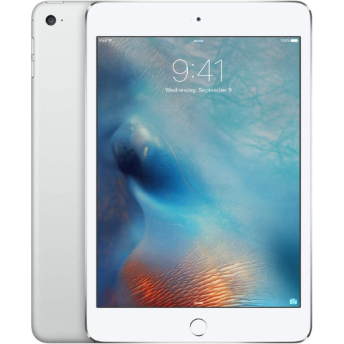 Apple iPad Mini 4 128GB WiFi - Silver (Latest Model) | Compact Tablet for Work, Travel & Entertainment | Fast A8 Chip, Retina Display, iOS 12