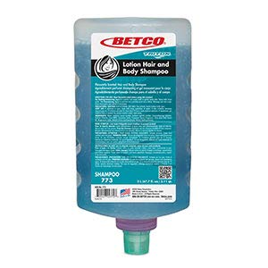 Betco Lotion Hair and Body Shampoo - 2 Liter Bottle (6 Pack) | Gentle Cleansing for All Skin & Hair Types | Perfect for Salons, Spas & Home Use