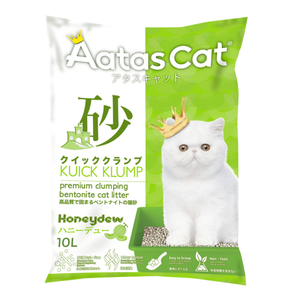 Premium Aatas Cat Litter - 6L Kofu Klump, 7L Krisp Klump Paper & 10L Kuick Klump Bentonite | Odor Control, Super Absorbent & Hygienic | Ideal for Multi-Cat Homes & Small Apartments