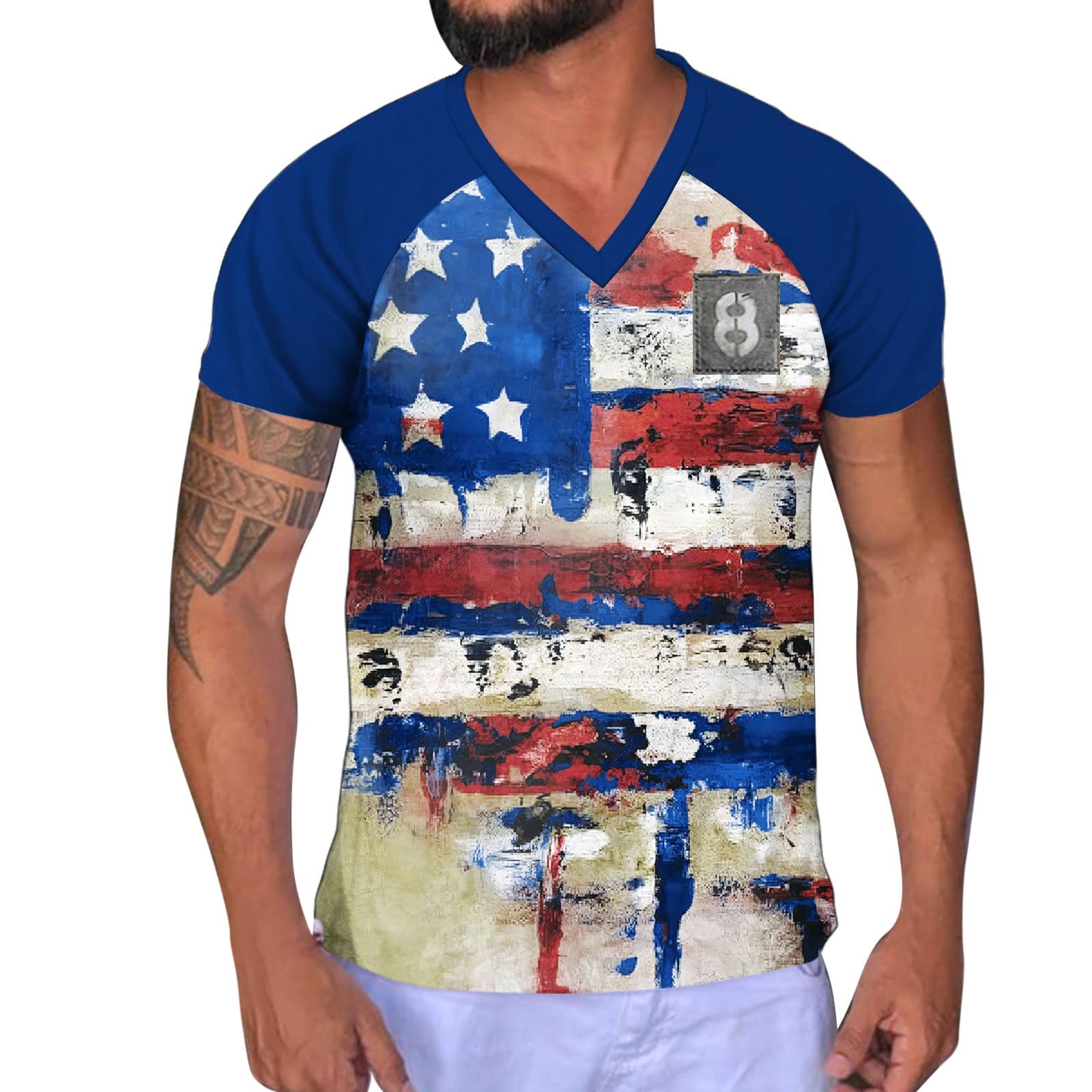 Men's Relaxed Fit Short Sleeve T-Shirt - Soft Cotton Crew Neck Tee - Large White T-Shirts 3-Pack - Casual Wear, Gym, Lounge & Everyday Outfits