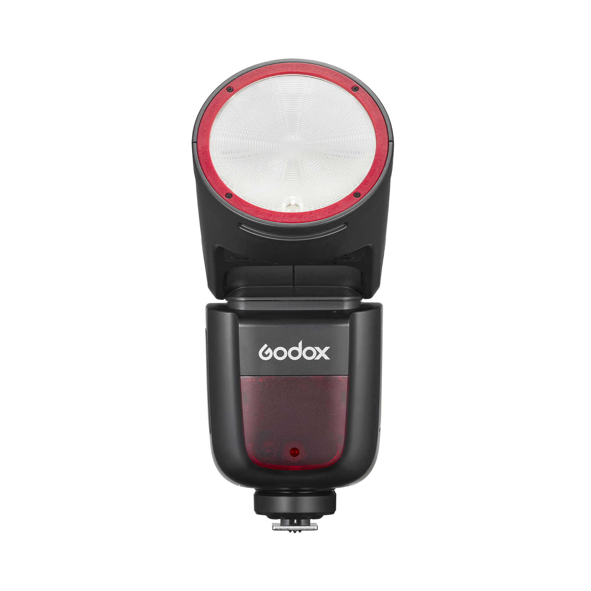 Godox V1 Flash Speedlite for Sony Cameras with Red Ring - Professional On-Camera Flash for Wedding, Portrait & Event Photography