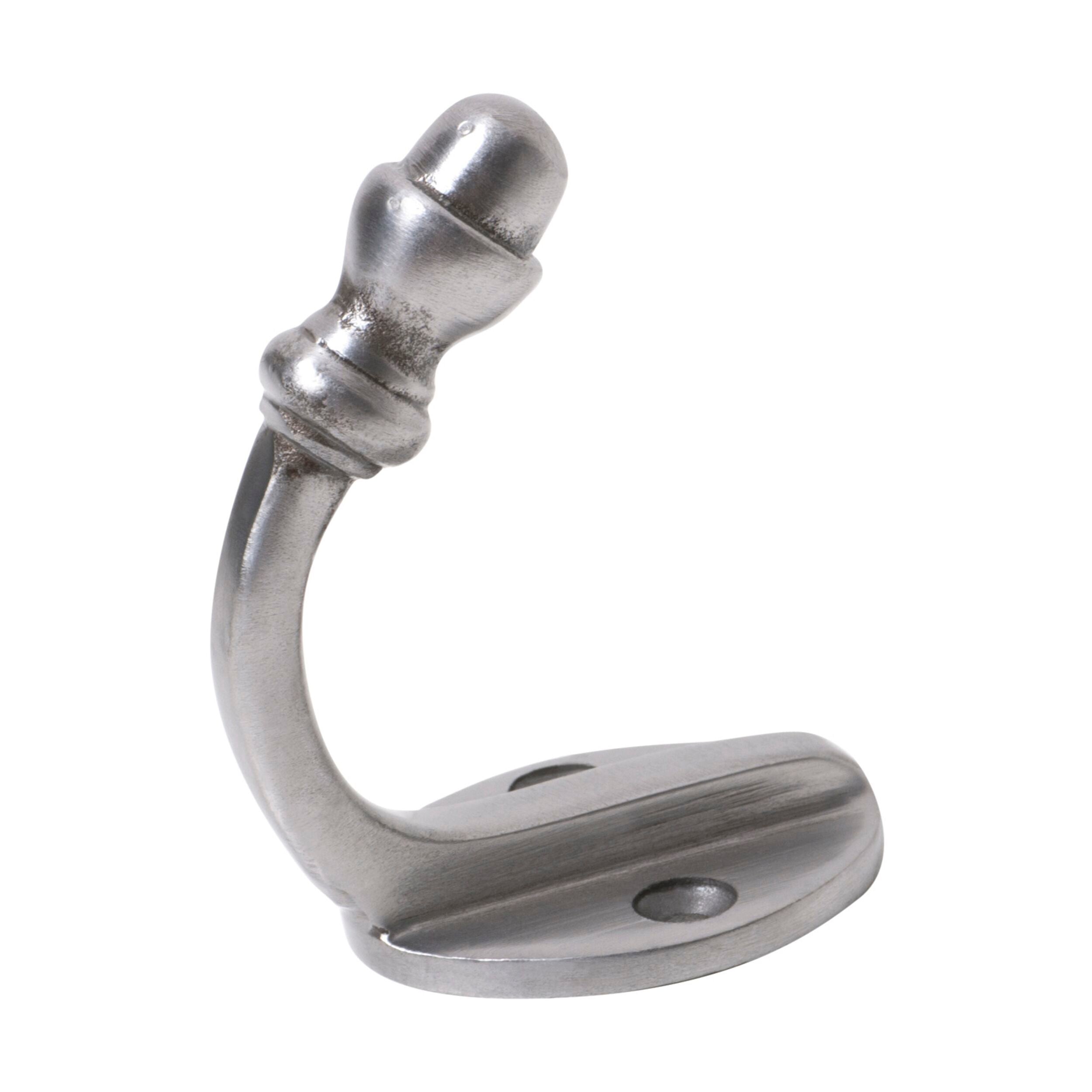 Polished Acorn Iron Robe Hook - 3958 Model (H45xP70mm) - Perfect for Bathroom, Bedroom, and Closet Organization
