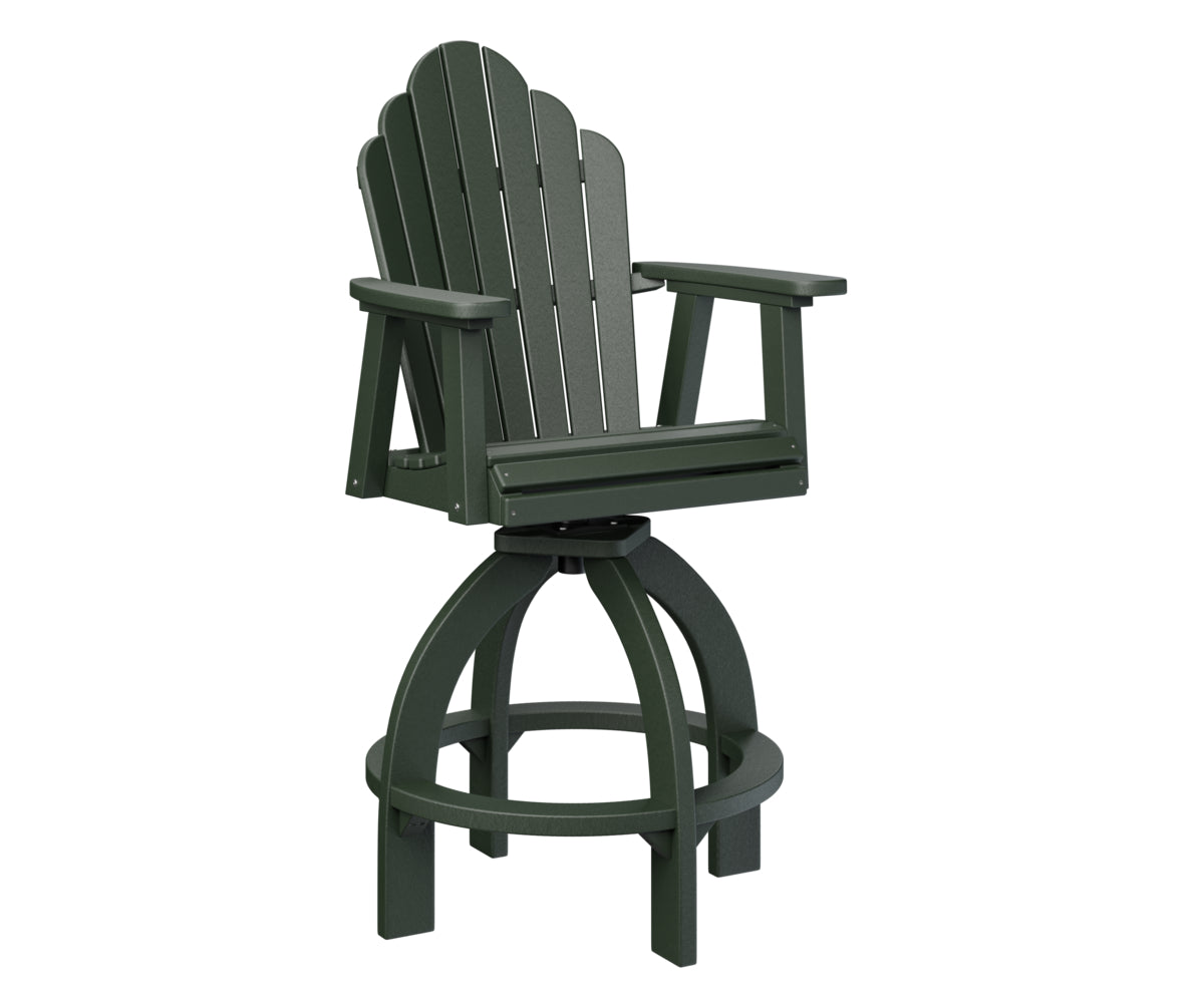 Berlin Gardens Cozi Back Swivel 30 XT Chair - Heavy Duty Outdoor Patio Furniture with Weather-Resistant Steel Frame - Perfect for Backyard, Deck, Garden & Poolside Relaxation
