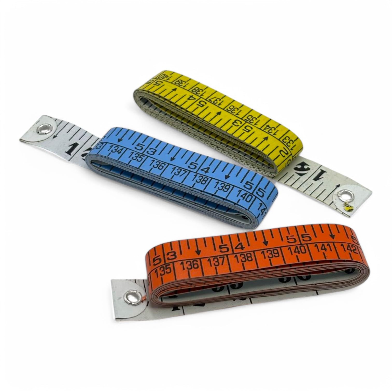 ZENITH 3-Pack Body Measuring Tape - 60 Inch Double-Sided Fiberglass Ruler, Flexible & Portable for Sewing, Dressmaking & Tailoring | Perfect for DIY Fashion Design, Weight Loss Tracking & Home Craft Projects