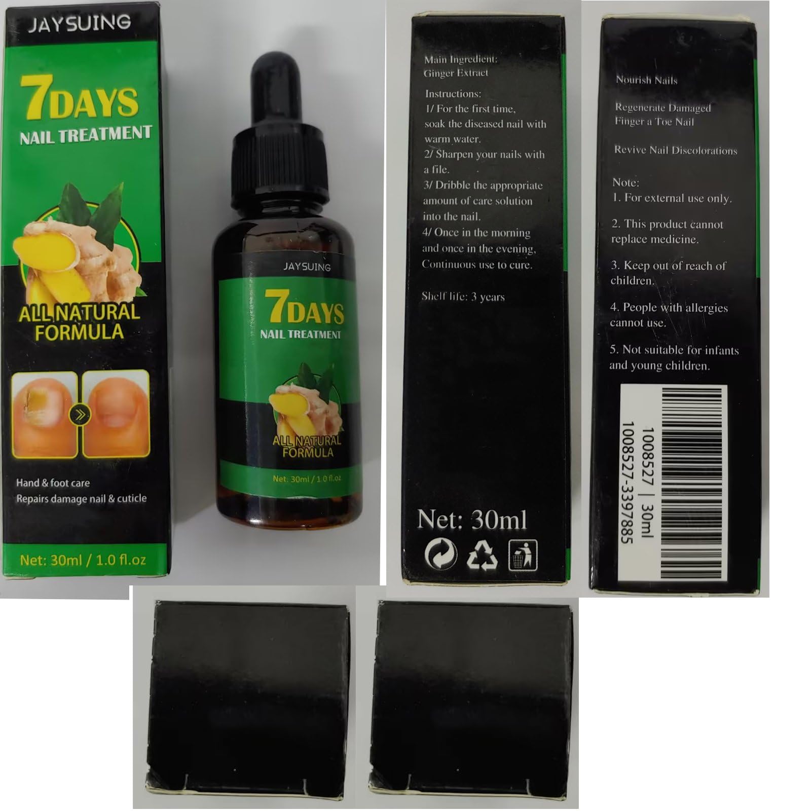 7 Days Nail Treatment Kit (2PCS) - Strengthen & Repair Damaged Nails - Perfect for Home Manicure & Nail Care Routine