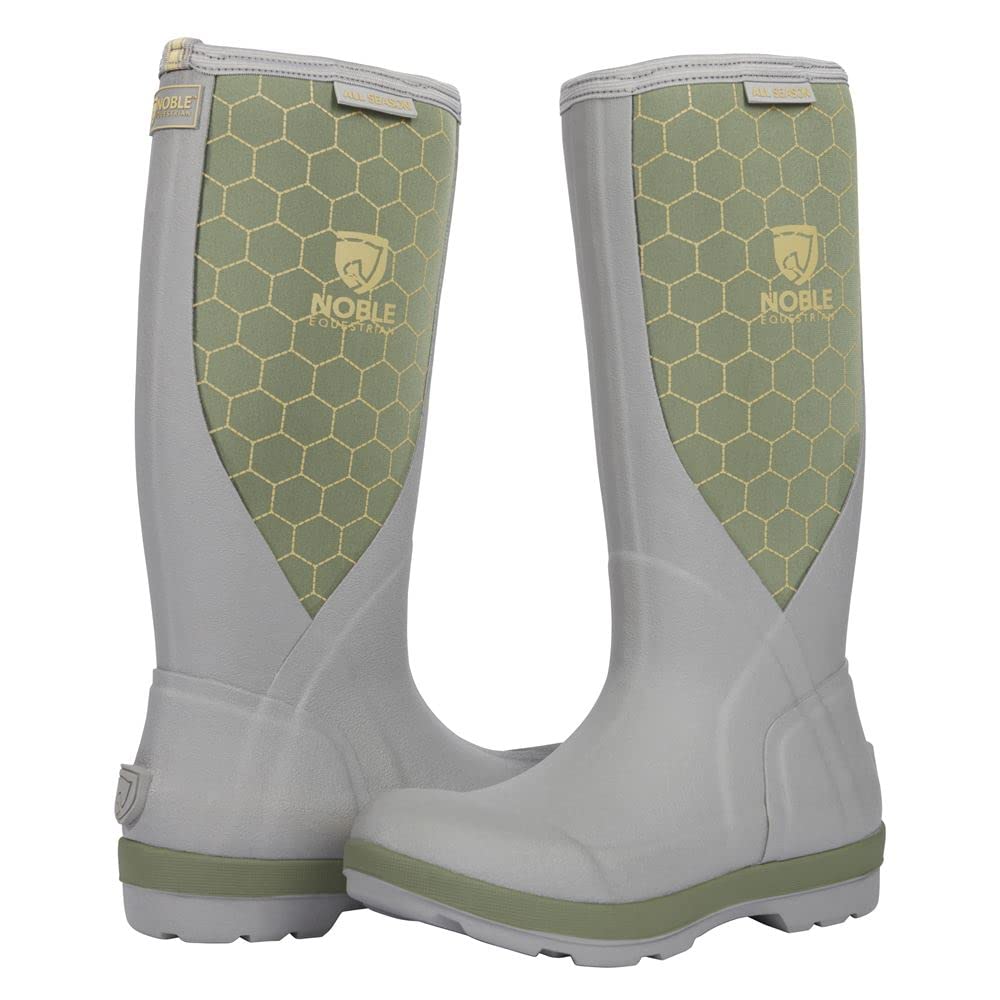 Noble Equestrian Women's Tall Perfect Fit All-Season Riding Boots - Waterproof & Comfortable for Horseback Riding, Farm Work & Outdoor Activities - Available in Multiple Sizes