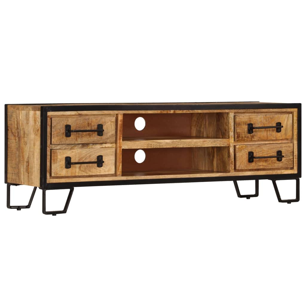 Farmhouse TV Stand with Storage - 47.2