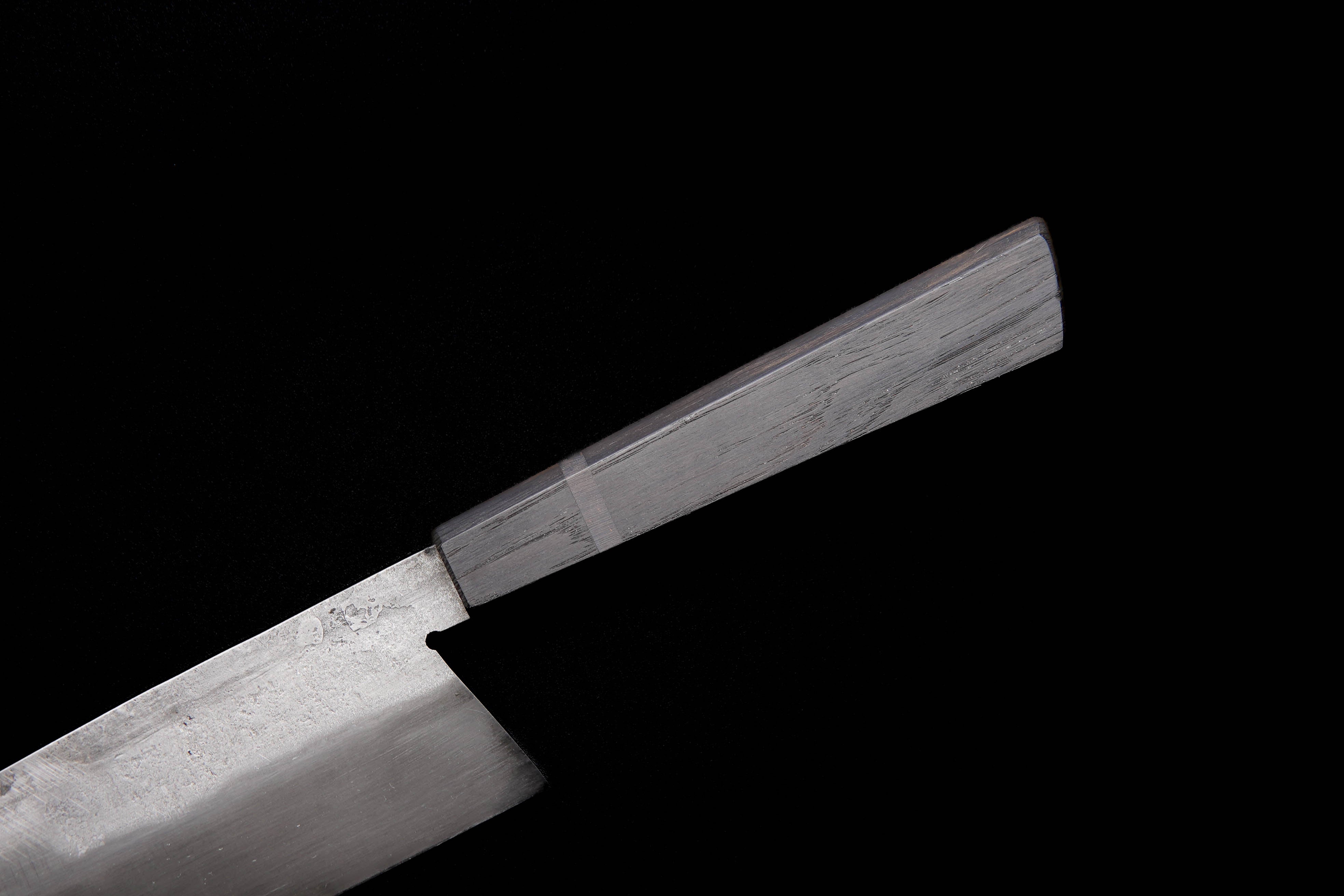 Fudo Forge 210mm Brute de Forge Gyuto Chef Knife - Handcrafted Japanese Kitchen Knife by Erich Orris #1321 - Perfect for Sushi, Meat Cutting & Professional Cooking