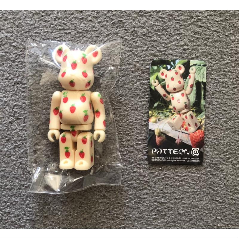 Bearbrick Series 29 PATTERN Strawberry 100% Collectible Figure - Limited Edition Art Toy for Display, Gift & Anime Fans Collection (Perfect for Home Decor, Office Display & Pop Culture Enthusiasts)