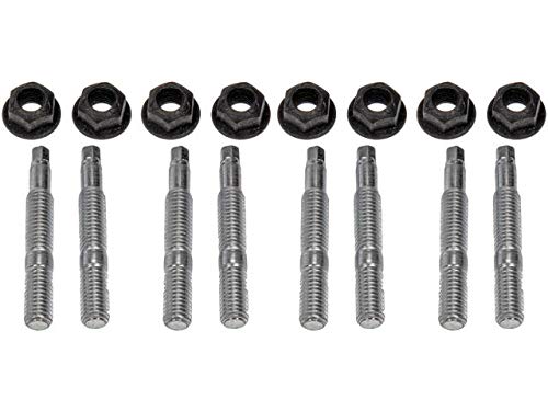 High-Performance Exhaust Manifold Hardware Kit - 16-Piece Set with Studs & Nuts for 2004-2010 Ford F150 Trucks - Perfect for Engine Repairs & Upgrades