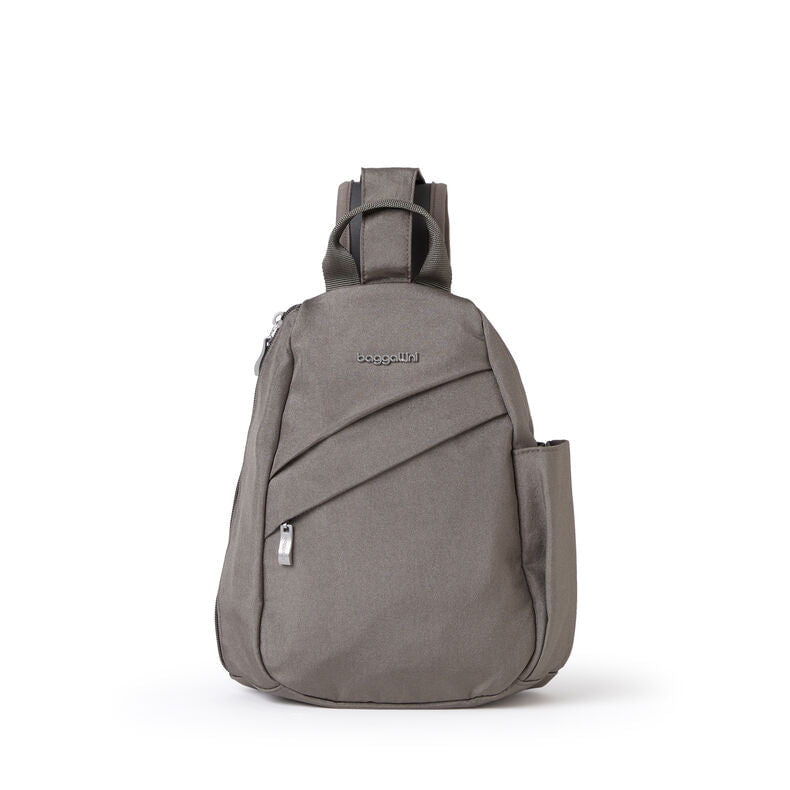 Baggallini Classic Medium Crossbody Sling Bag for Women - Lightweight, Water-Resistant & Hands-Free Everyday Purse - Perfect for Travel, Shopping, and Work Commutes