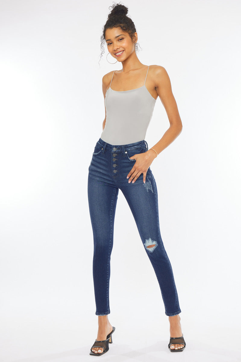Donovan High Rise Super Skinny Jeans for Women - Stretch Denim Pants, Slim Fit Ankle Jeans | Perfect for Casual Wear, Night Out & Everyday Fashion