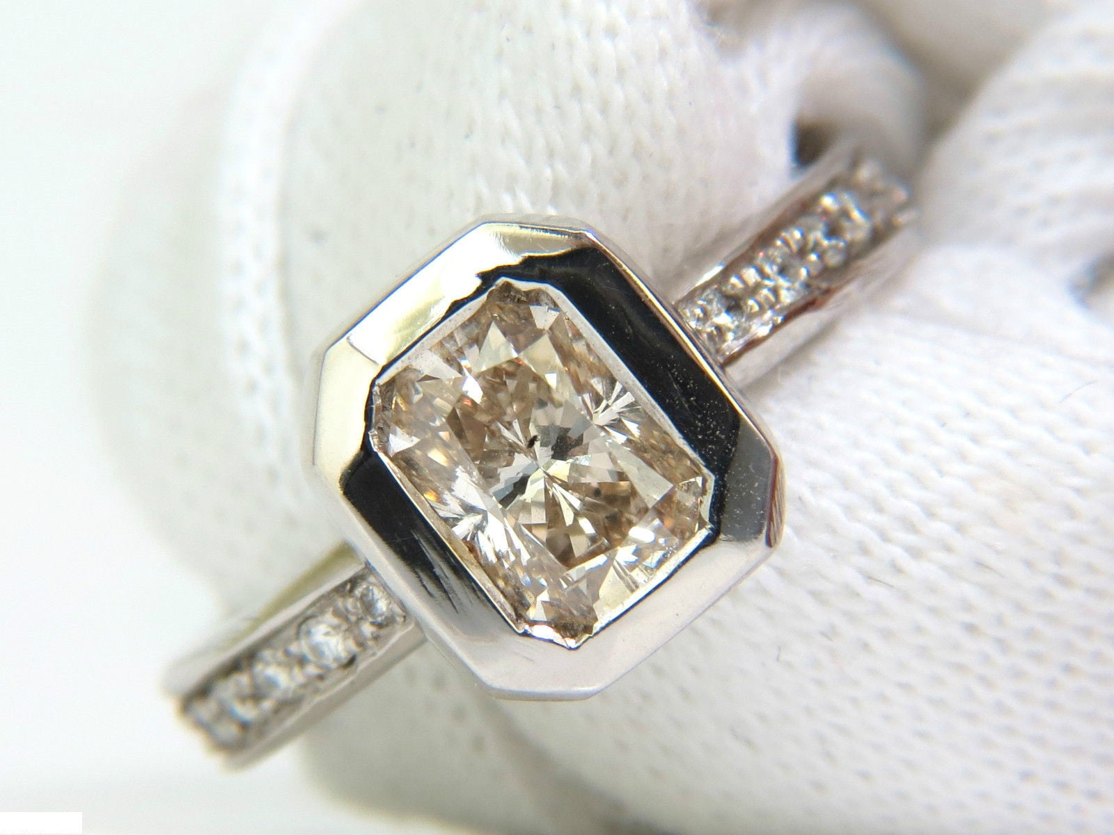 1.52CT Fancy Natural Brown Diamond Eternity Ring in 14KT Yellow Gold - Size 5.25 - Perfect for Anniversaries, Engagements & Special Occasions