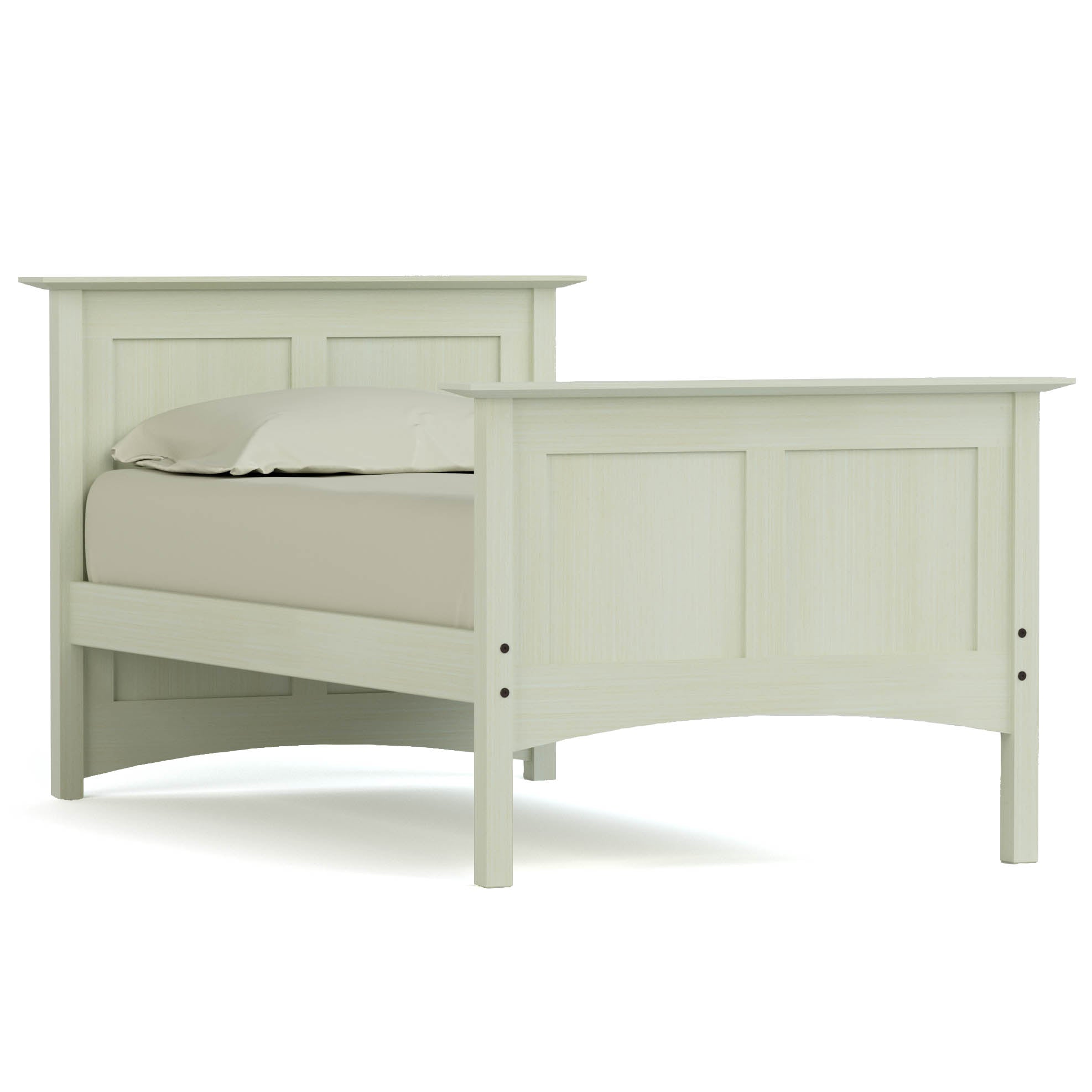 Gable Road Bed Frame - Sturdy Metal Platform Bed with Wooden Headboard - Perfect for Modern Bedrooms & Guest Rooms