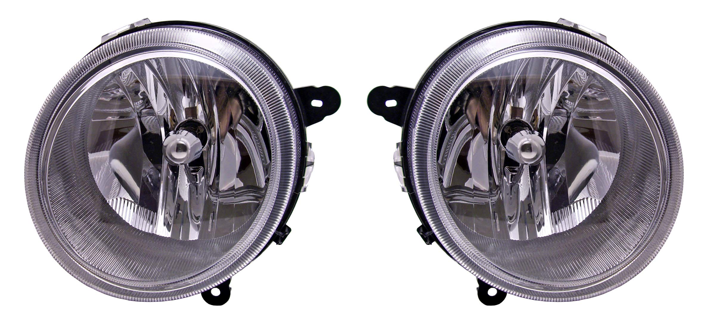 EPIC LIGHTING OE Style Replacement Headlights Assembly for 2007-2017 Jeep Compass & Patriot - Driver & Passenger Side Pair - High Performance LED Lights for Night Driving & Off-Road Adventures