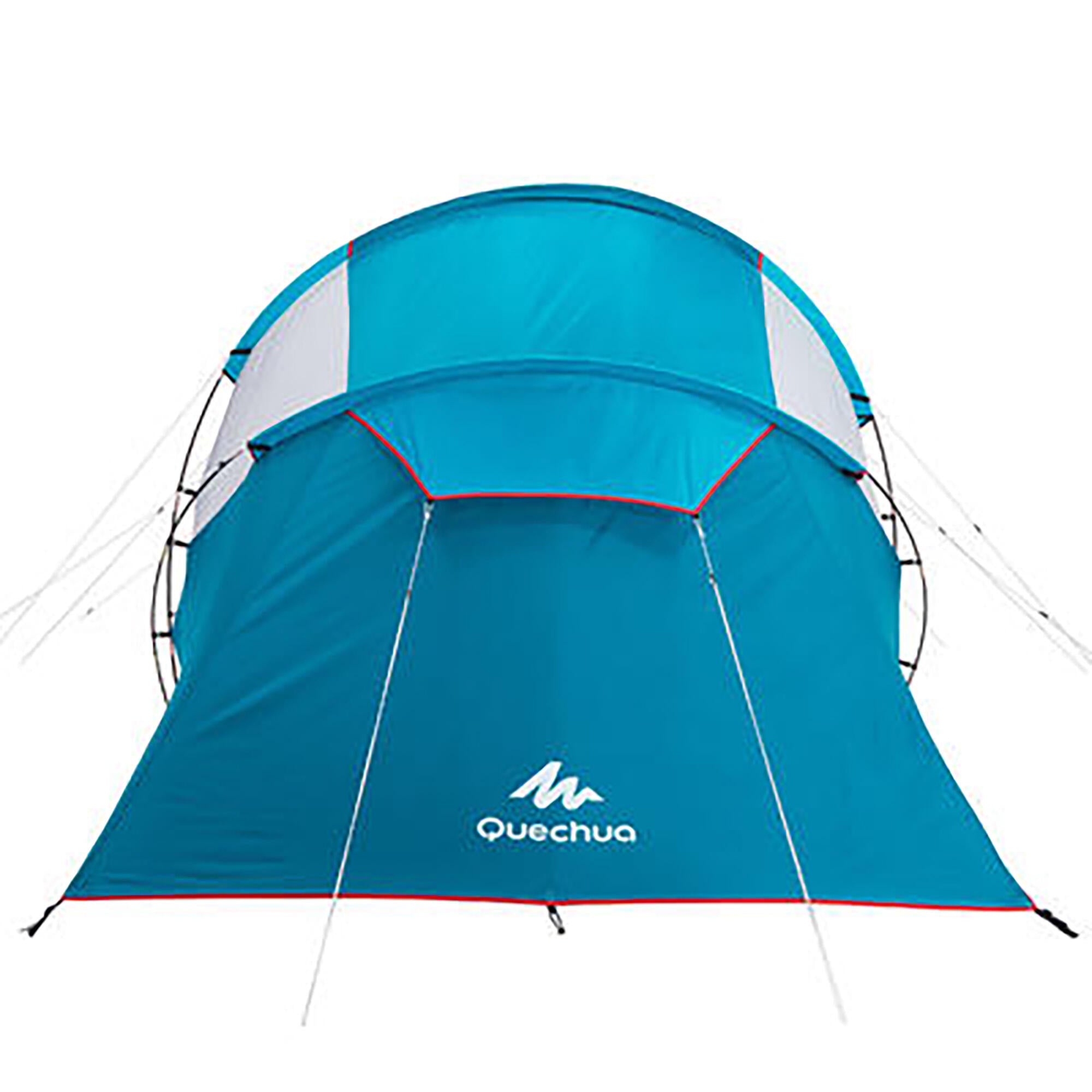Quechua 4-Person 2-Room Family Camping Tent - Waterproof & Lightweight for Outdoor Adventures | Perfect for Backpacking, Hiking, and Family Camping Trips
