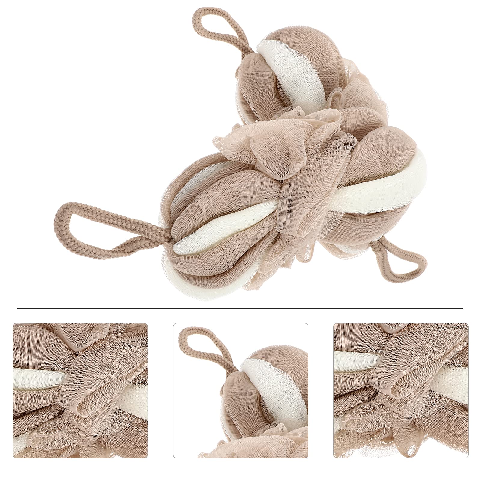 2Pcs Creative Long Bath Flowers - Soft & Absorbent Bath Towels for Spa, Home & Travel - Perfect for Relaxing Baths & Gifts