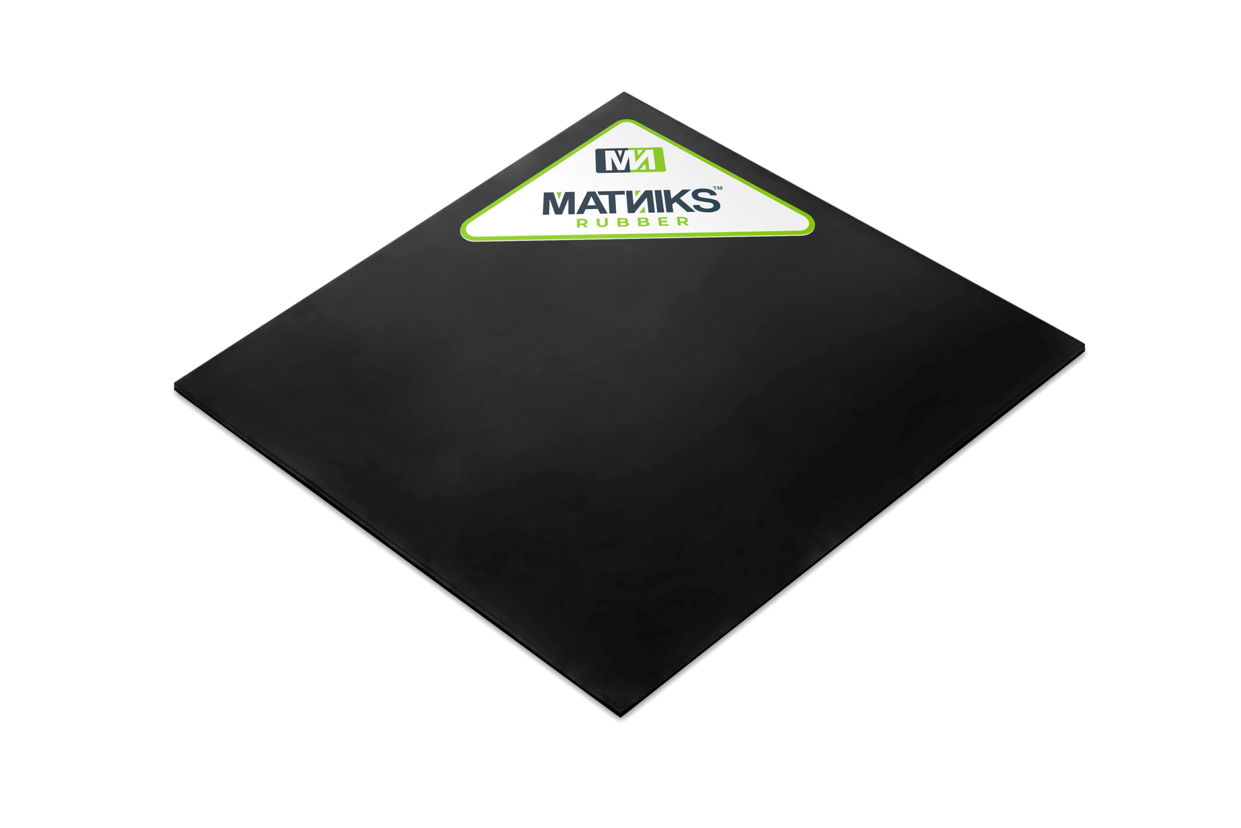 MATNIKS Neoprene Rubber Sheet - Heavy Duty 60A Grade, 12x12x1/8 Inch Black Rubber Mat for Plumbing, Gaskets, DIY Projects, Floor Protection, Sealing & Leveling | Waterproof, Durable & Versatile for Home, Workshop & Industrial Use